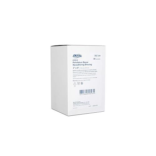  Dukal 206 Petrolatum Gauze, Sterile, 3