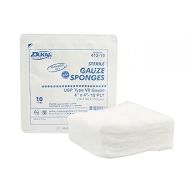 Dukal 412-10 Gauze Sponge, Type VII, Sterile, 12-Ply Premium in Hard Trays, 4