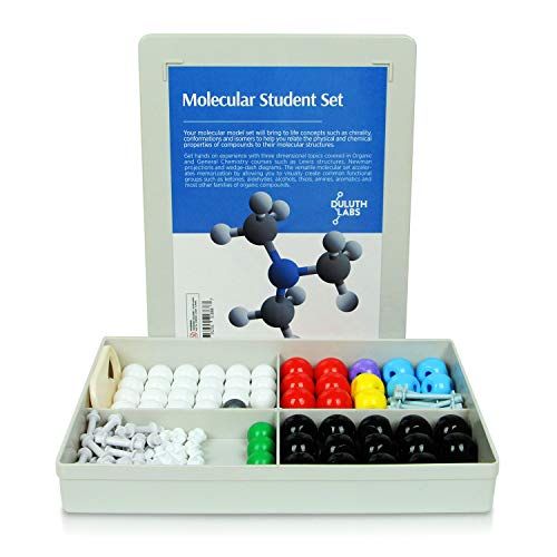  [아마존베스트]Duluth Labs Organic Chemistry Model Student Kit - (125 Pieces) - MM-003