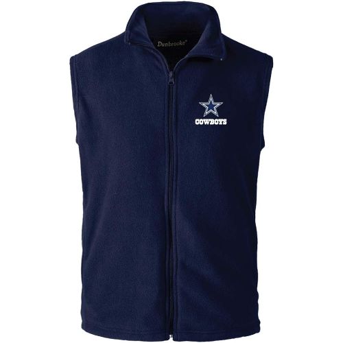  NFL Dunbrooke Apparel Mens Houston Fleece Vest