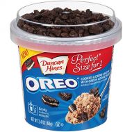 Duncan Hines Perfect Size for 1 Cake Mix, Ready in About a Minute, Oreo Cookies & Croeme, 2.4 oz. Cup (Pack of 12)