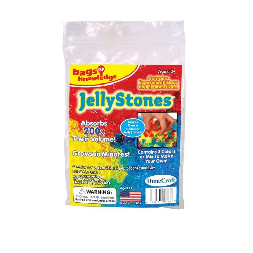  DuneCraft Dunecraft JellyStones Science Kit, Red, Yellow, Blue