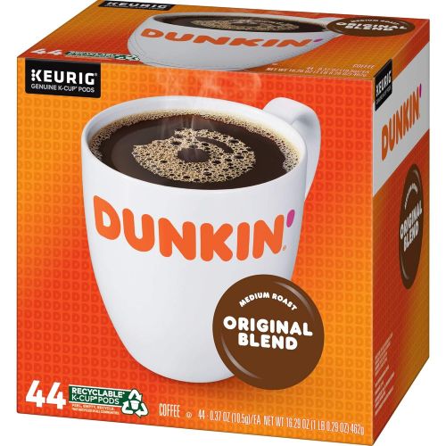  Dunkin Original Blend Medium Roast Coffee, 176 Keurig K-Cup Pods