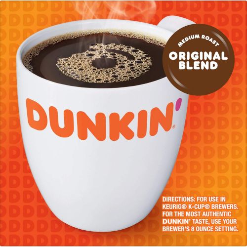  Dunkin Original Blend Medium Roast Coffee, 176 Keurig K-Cup Pods