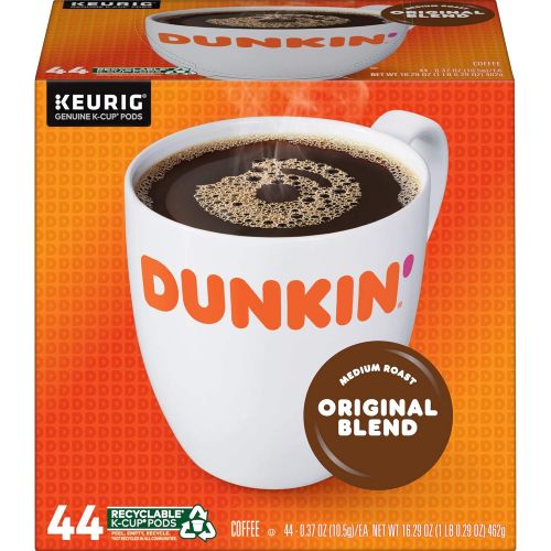  Dunkin Original Blend Medium Roast Coffee, 176 Keurig K-Cup Pods