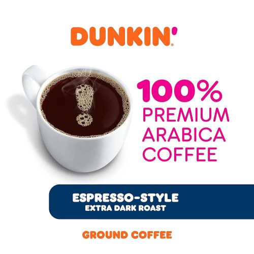  Dunkin Espresso Style Bag, 10 Ounce, 6 pack