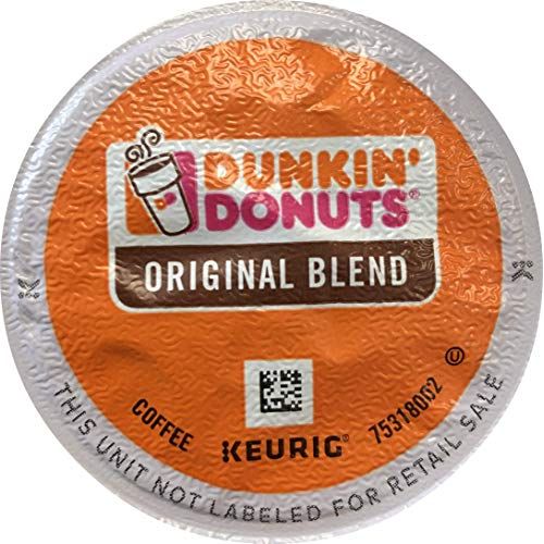  Dunkin Donuts Original K-Cup Pods, Original Blend, 24 Count (Packaging May Vary)