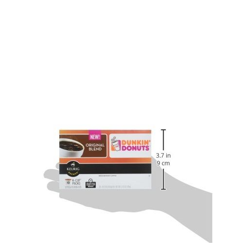  Dunkin Donuts Original Blend Coffee for K Cup Pods, Medium Roast, For Keurig Brewers, 60Count