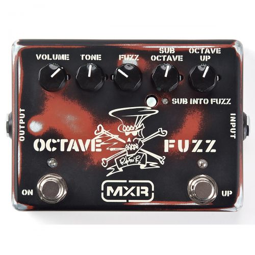  Dunlop},description:Two legendary and timeless icons of rock music-Slash and MXR Innovations-have teamed up to deliver the Slash Octave Fuzz guitar effects pedal. It features a sea