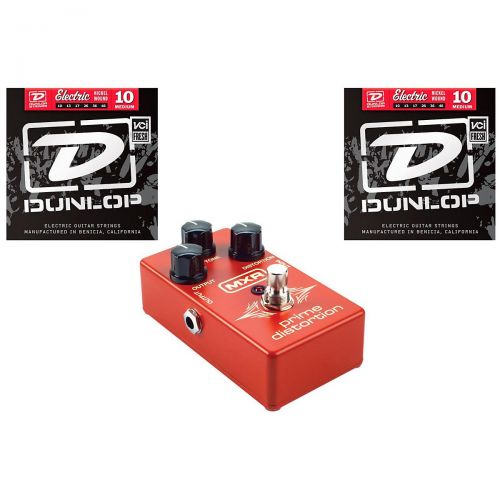  Dunlop},description:This package gives you a great distortion to add to your signal chain to get huge tones and tons of sustain and two packs of long-lasting strings with warm, cle
