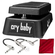 Dunlop GCB95 Cry Baby Wah Guitar Effects Pedal with Accessory Bundle