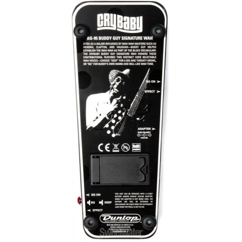  Dunlop BG95 Buddy Guy Signature Cry Baby Wah Pedal