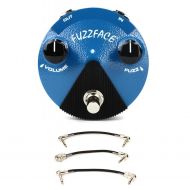 Dunlop FFM1 Silicon Fuzz Face Mini Fuzz Face Mini Pedal with Patch Cables - Silicon Transistor