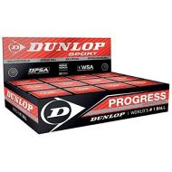 New Dunlop Progress Durable Training Match Squash Balls - Box of 12
