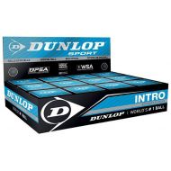 Dunlop Intro Racquet Sports Beginner Players Official Squash Balls Box Of 12