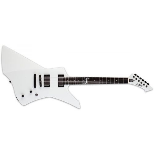  Dunlop ESP LTD Snakebyte Signature Series James Hetfield Electric Guitar with Case, Snow White