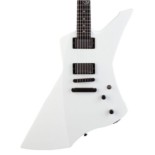  Dunlop ESP LTD Snakebyte Signature Series James Hetfield Electric Guitar with Case, Snow White