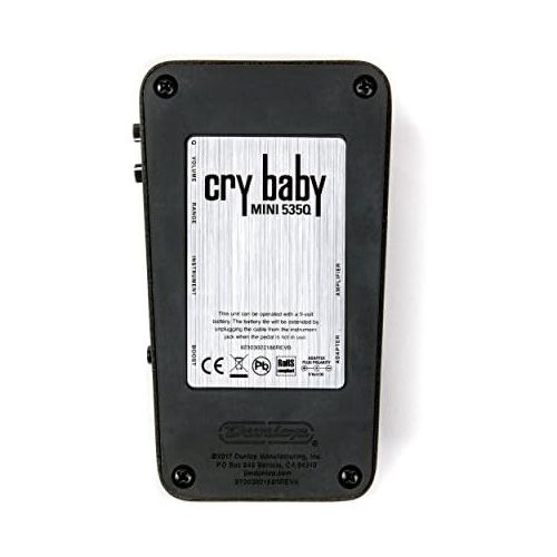  [아마존베스트]Jim Dunlop JD-CBM535Q Cry Baby WAH Mini Guitar Effects Pedal