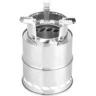 Duokon Portable Folding Stainless Steel Detachable Picnic Camping Stove Cookware for Outdoor Traveling Hiking Picnic