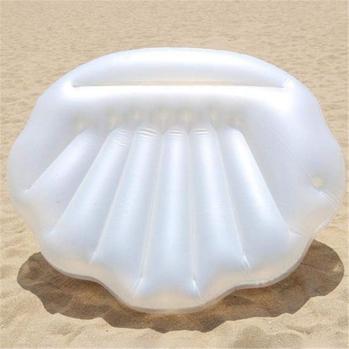  Duona Swimming Pool Inflatable Float Colossal Sea Shell Pool Float Floating Bed Row Cushion for Beach Swimming Pool Seaside Shell Shape Water Sofa Floating Air Bed Water Floating Row Cus