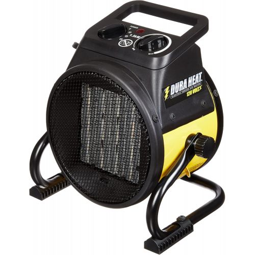  Dura Heat EUH1465 Pivoting Base 5,120 BTU Electric Forced Air Heater, Yellow