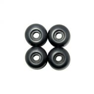 Skateboard WHEELS Blank 52mm BLACK Dura Rollers