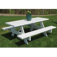 Dura-Trel, Inc. PVC Picnic Table 6ft