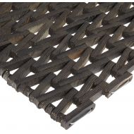 Durable Corporation Durable Durite Recycled Tire-Link Outdoor Entrance Mat, Herringbone Weave, 36 x 72, Black