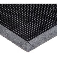 Durable Corporation Durable Heavy Duty Rubber Fingertip Outdoor Entrance Mat, 24 x 32, Black