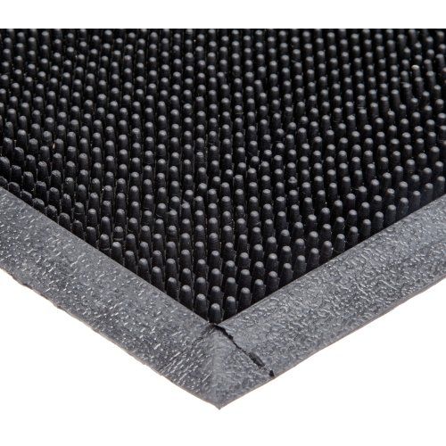  Durable Corporation Durable Heavy Duty Rubber Fingertip Outdoor Entrance Mat, 24 x 32, Black