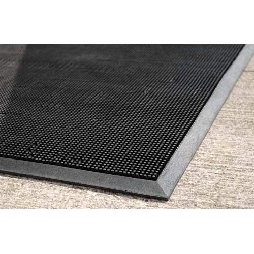  Durable Corporation Durable Heavy Duty Rubber Fingertip Outdoor Entrance Mat, 24 x 32, Black