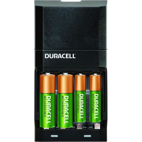  [아마존베스트]Duracell - Ion Speed 4000 Battery Charger with 2 AA and 2 AAA Batteries - charger for Double A and Triple...