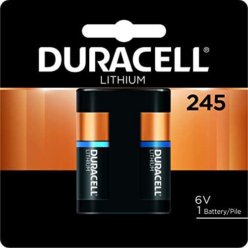  Duracell 245 6V Lithium Battery, 1 Count Pack, 245 6 Volt High Power Lithium Battery, Long-Lasting for Video and Photo Cameras, Lighting Equipment, and More