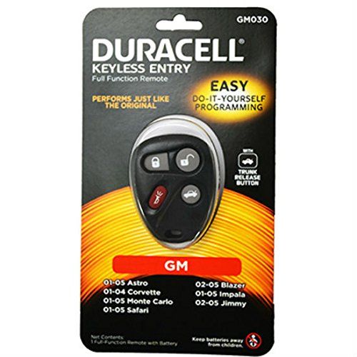  Duracell Dur Remote Gm030d