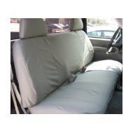 Durafit Seat Covers, C972-C8, 1995-2000 Chevy 1500-2500 Silverado & Full Sized Work Truck, Front Low Back Solid Bench with Adjustable Headrests, Exact Seat Covers, in Gray Endura F