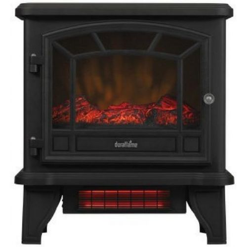  Duraflame Freestanding Infrared Quartz Fireplace Stove, Black