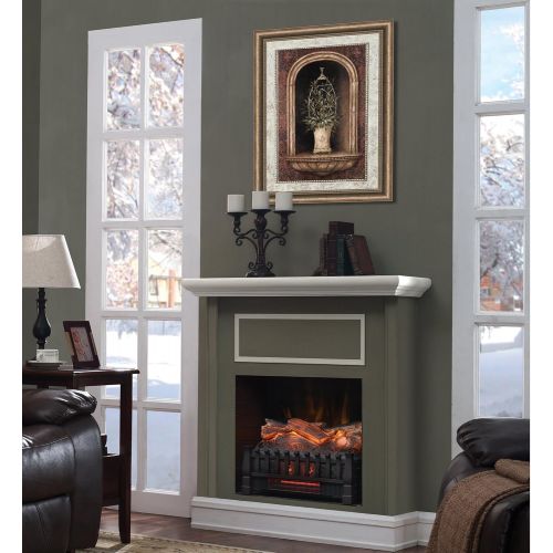  Duraflame DFI030ARU Infrared Quartz Set Heater with Realistic Ember Bed and Logs, Black