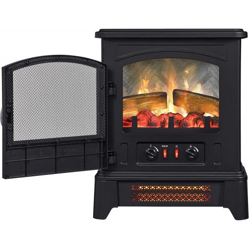  duraflame Infrared Quartz Electric Stove Heater with Pedestal Base