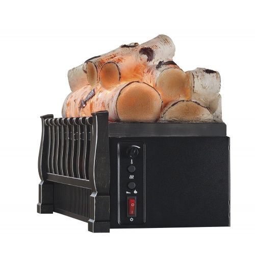  Duraflame Electric Duraflame DFI021ARU-05 Electric Log Set Heater with Realistic Ember Bed, Antique Bronze