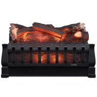 Duraflame Electric Duraflame DFI021ARU Electric Log Set Heater with Realistic Ember Bed, Black