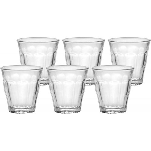  [아마존베스트]Duralex Made In France Picardie Clear Tumbler, Set of 6, 3-1/8 Ounce