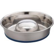 OurPets DuraPet Slow Feed Premium Stainless Steel Dog Bowl (Durable Stainless Steel Dog Bowls, Slow Feeder Dog Bowls, Dog Food Bowl, Dog Water Bowl) Great Alternative to Snuffle Ma