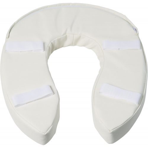  Duro-Med Toilet Seat Cushion, Cushioned Toilet Seat, Padded Toilet Seat Cover, Vinyl, Easily Cleaned, 2 Inch