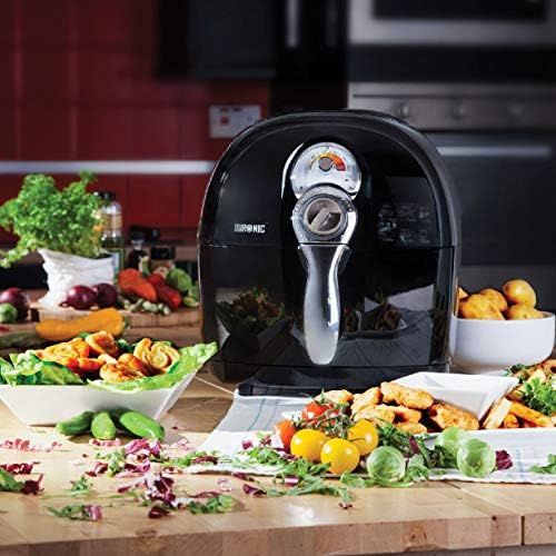  Duronic AF1/B Hot Air Fryer with Ventilation technologyfor healthy fat + Free Recipe Book