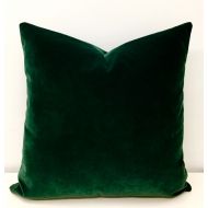 /Duruhome Luxury Dark Green Velvet Throw Pillows, Velvet Pillow Cover, Green Pillow, Decorative Pillows, Velvet Cushion, Dark Green Velvet Pillows