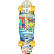 Dusters Locos Hamersveld Cruiser Longboard Complete Skateboard,Yellow,25