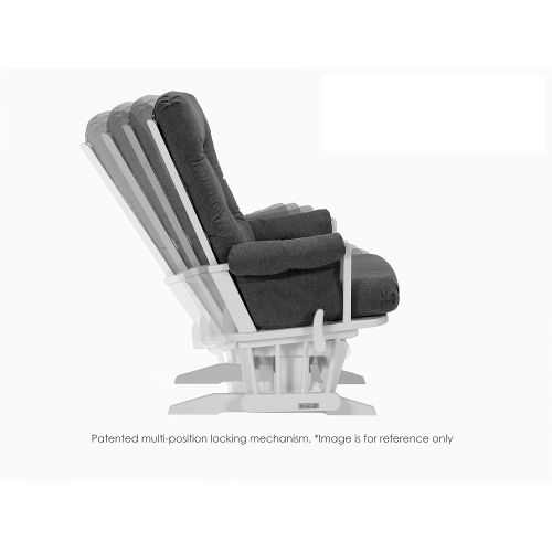  Dutailier Sleigh 0393 Glider Multiposition-Lock Recline with Nursing Ottoman Included