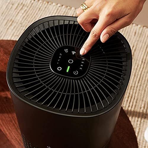  Duux Bright Air Purifier with Triple Protection from Pre Filtering, H13 & Activated Carbon Filter, Air Purifier HEPA for Rooms up to 27 m², Ideal Air Washer for Dust, Smoke & Pet O