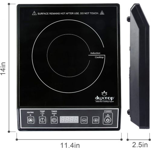  [아마존베스트]Duxtop 1800W Portable Induction Cooktop Countertop Burner, Black 9100MC/BT-M20B