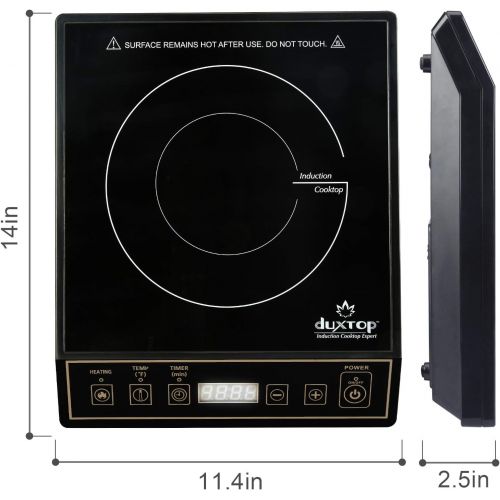  Secura 9100MC 1800W Portable Induction Cooktop Countertop Burner, Black